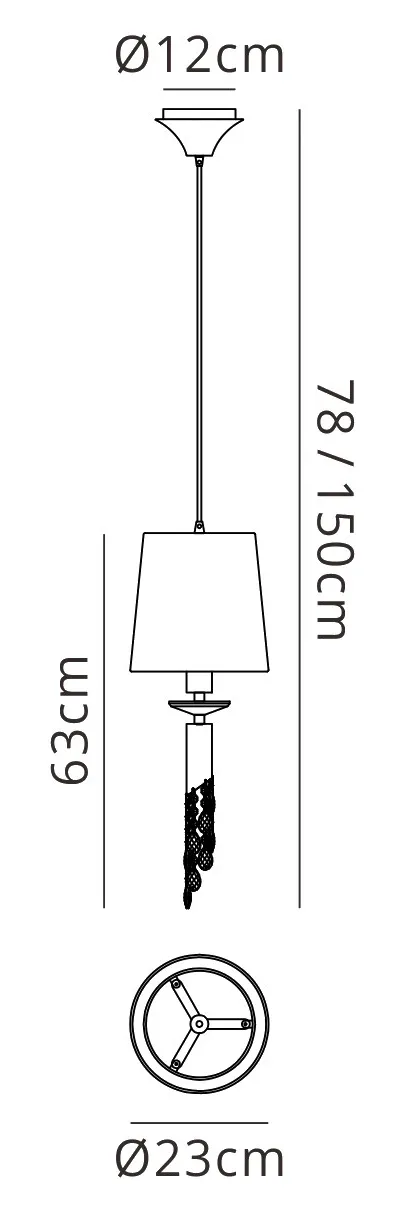 Tiffany French Gold-White Crystal Ceiling Lights Mantra Shaded Crystal Fittings